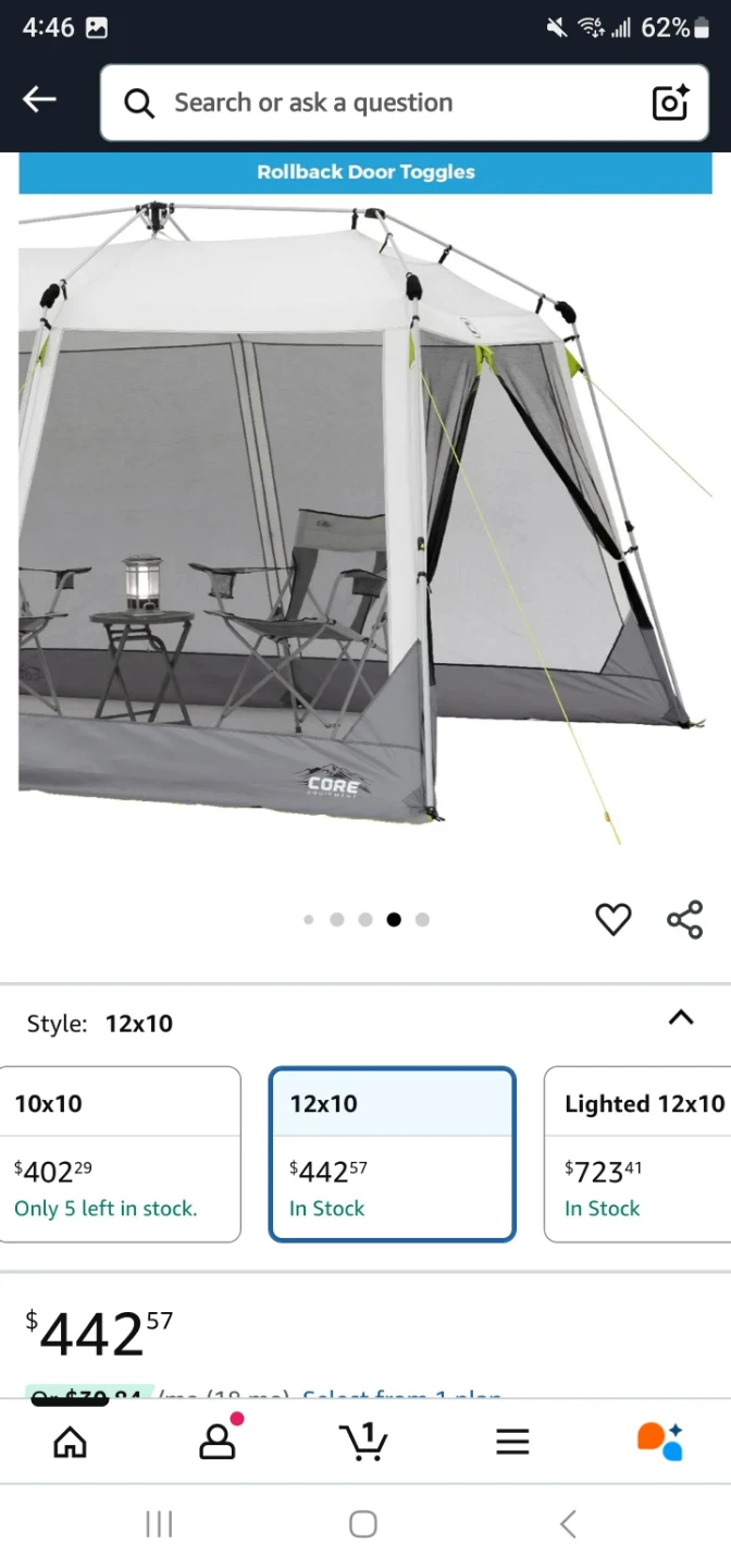 CORE 12x10 Screen House Tent - photo 2