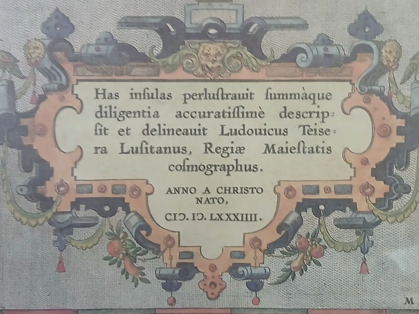 Framed Antique Map of the Azores Islands - photo 4