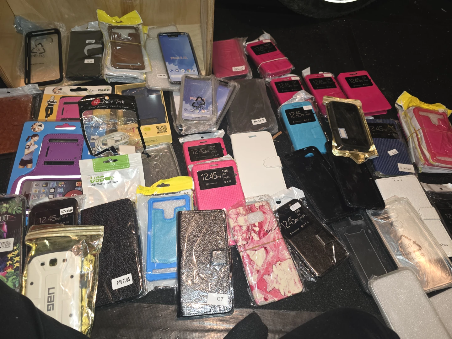 Assorted Phone and Tablet Accessories - Cases, Screen Protectors