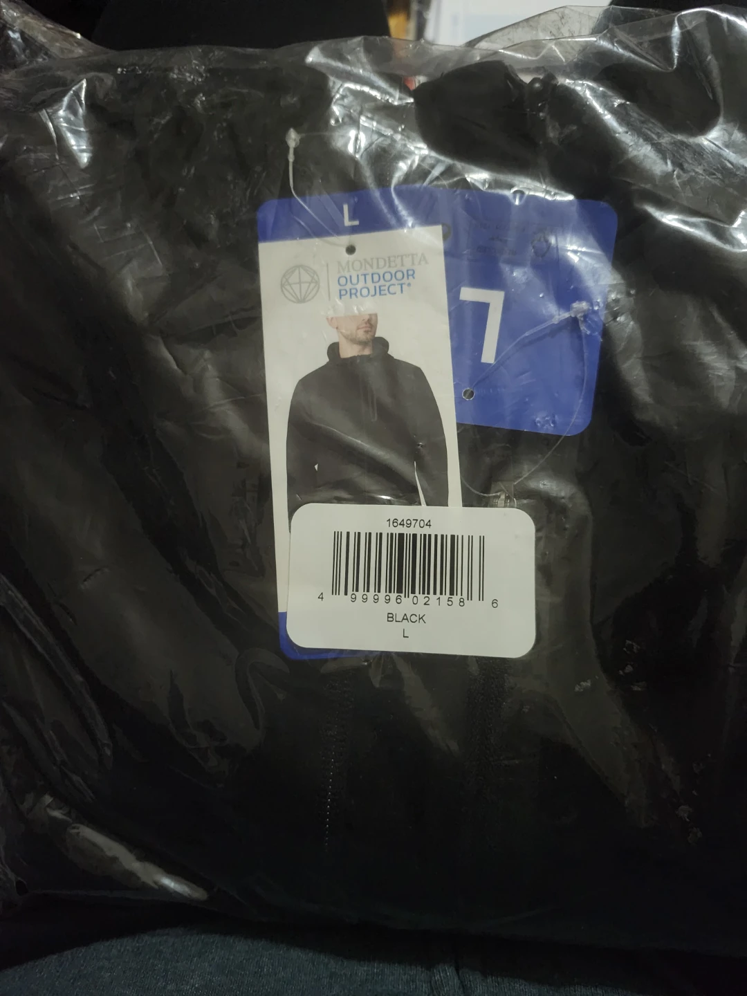 Mondetta Outdoor Project Black Zip Hoodie - Size L