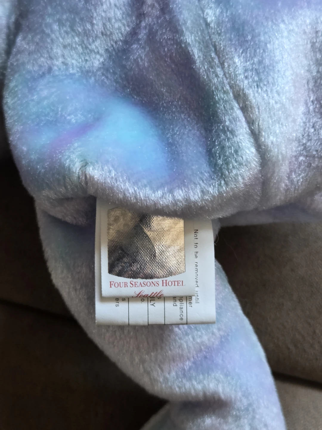 Beanie Baby Issy Bear Four Seasons Hotel Seattle Plush - photo 5