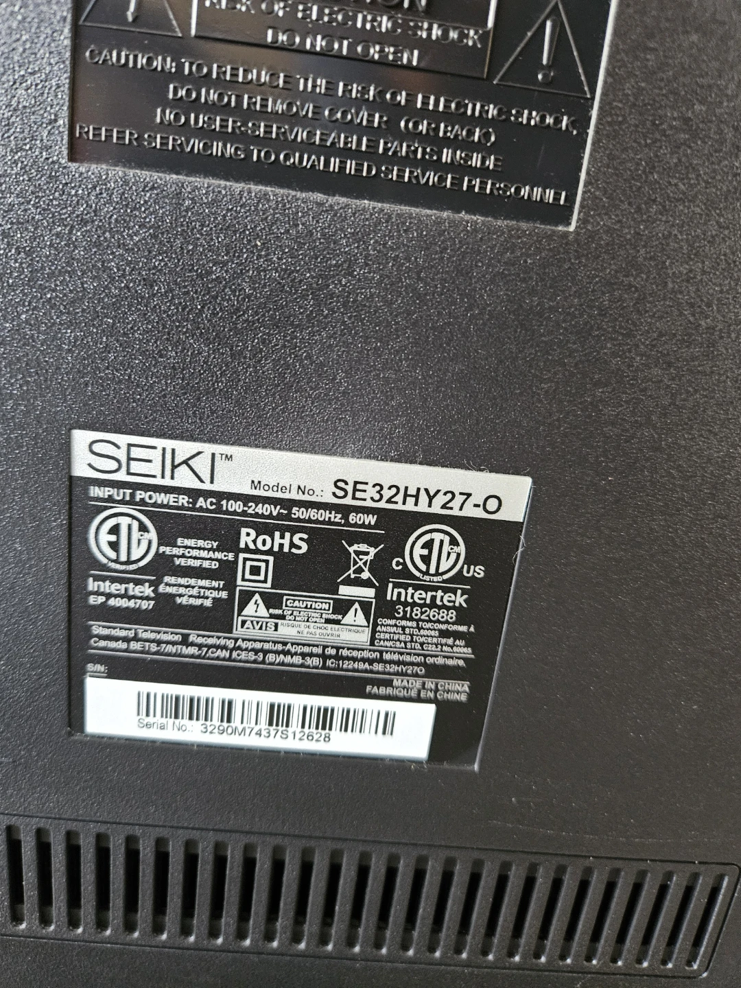 SEIKI 32" HD Television - photo 2