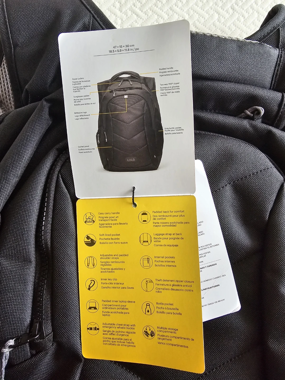 Lolë Padded Unisex Backpack 🎒 🌱 - photo 4
