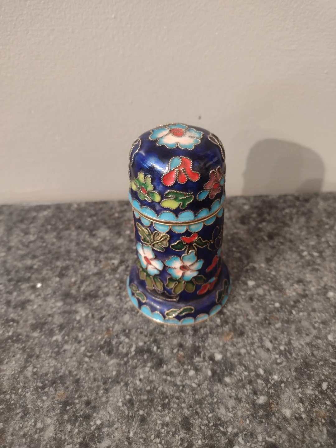 Cloisonné Toothpick Holder with Lid - photo 2