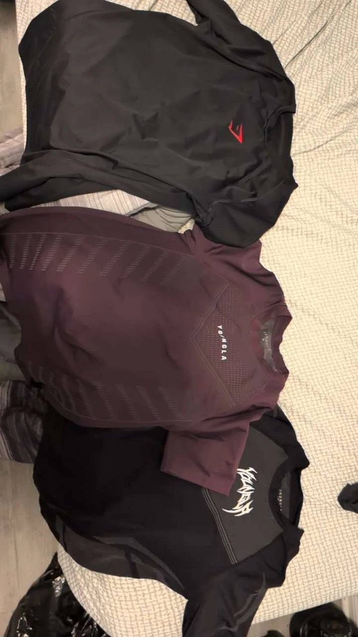 Gymshark Black Compressions & Two Youngla Compressions