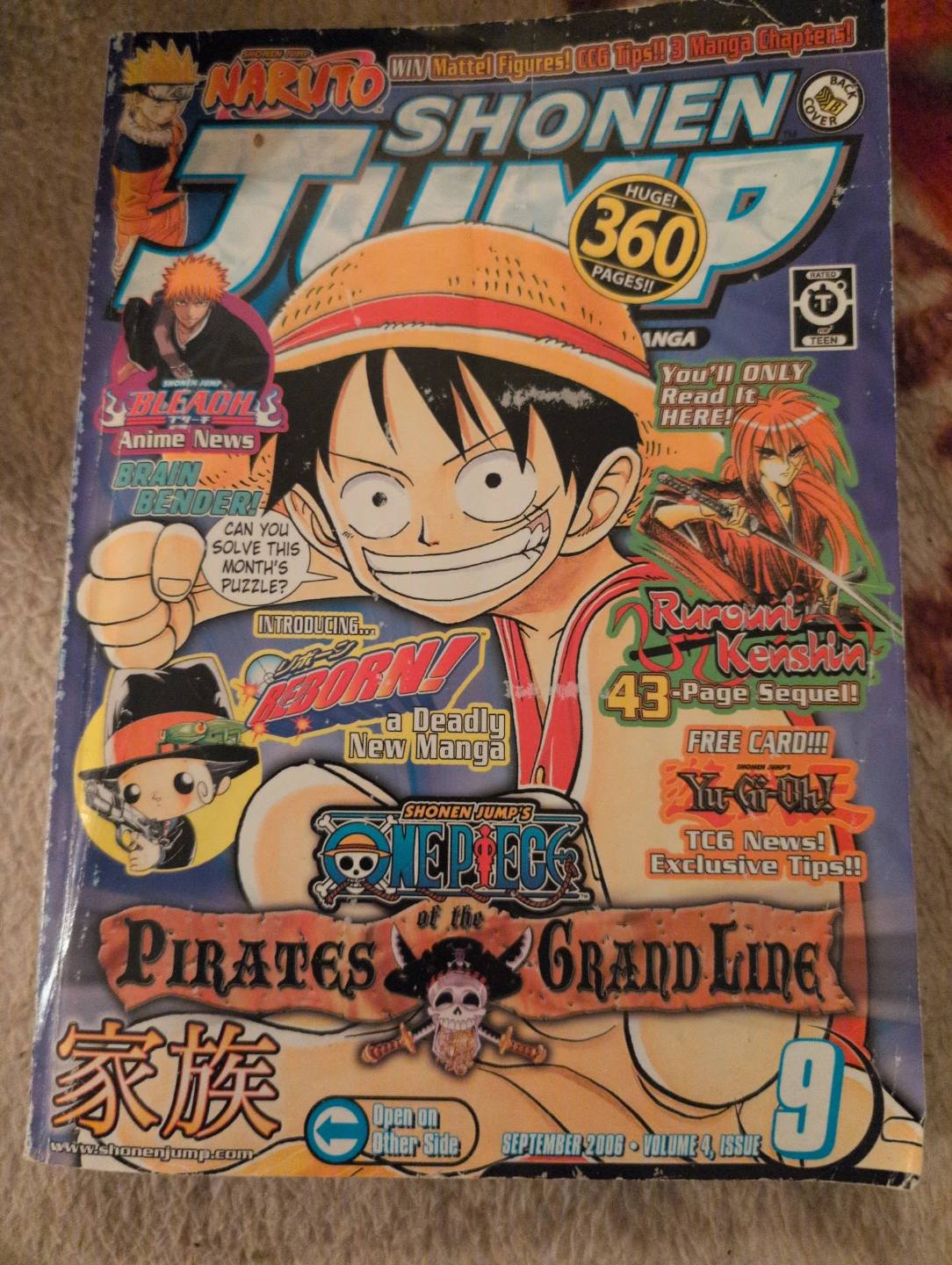 Shonen Jump Naruto Manga Magazine September 2006