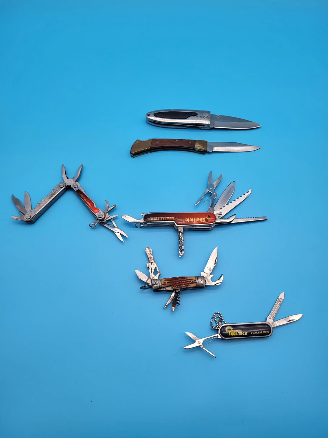 Lot of 5 Pocket Knives and Multi-tools