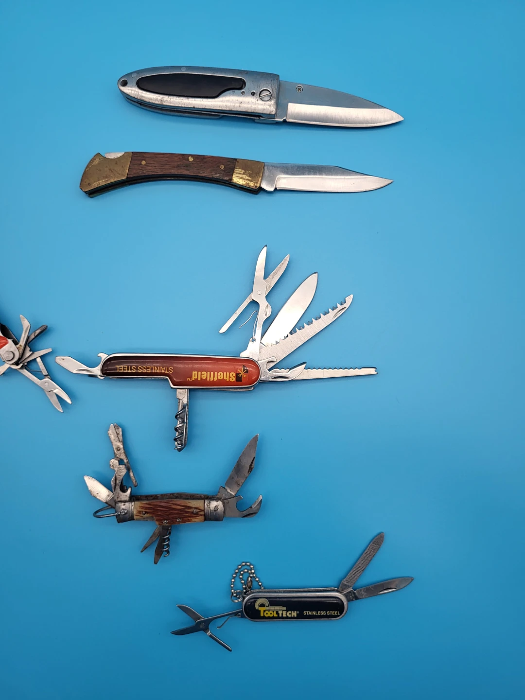 Lot of 5 Pocket Knives and Multi-tools - photo 2