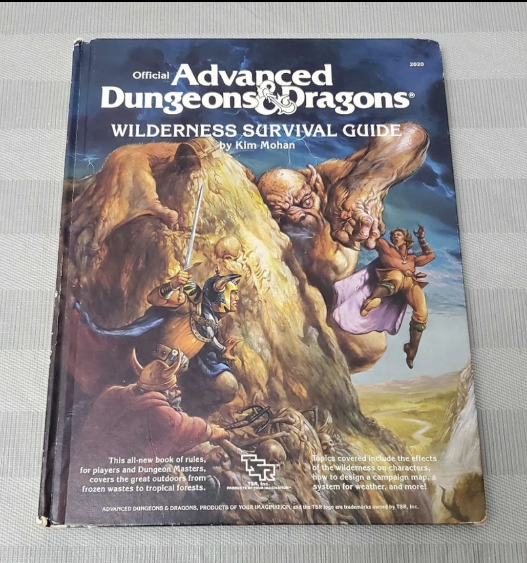 1986 dungeons & Dragons wilderness survival guide