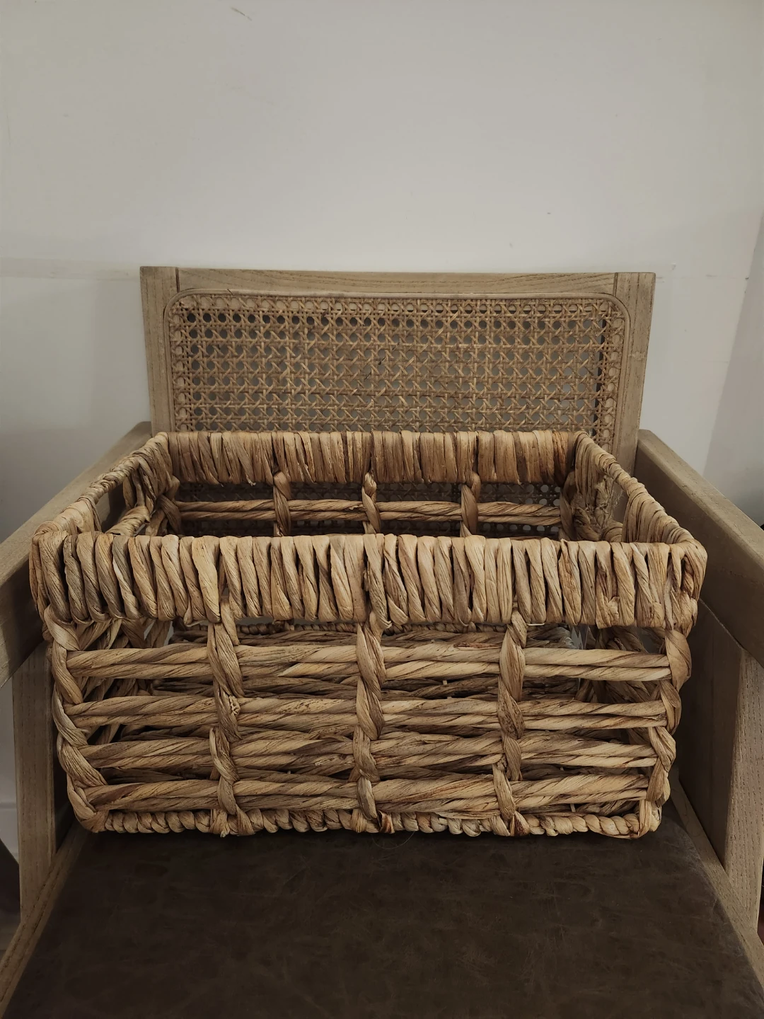 Woven Hyacinth Basket