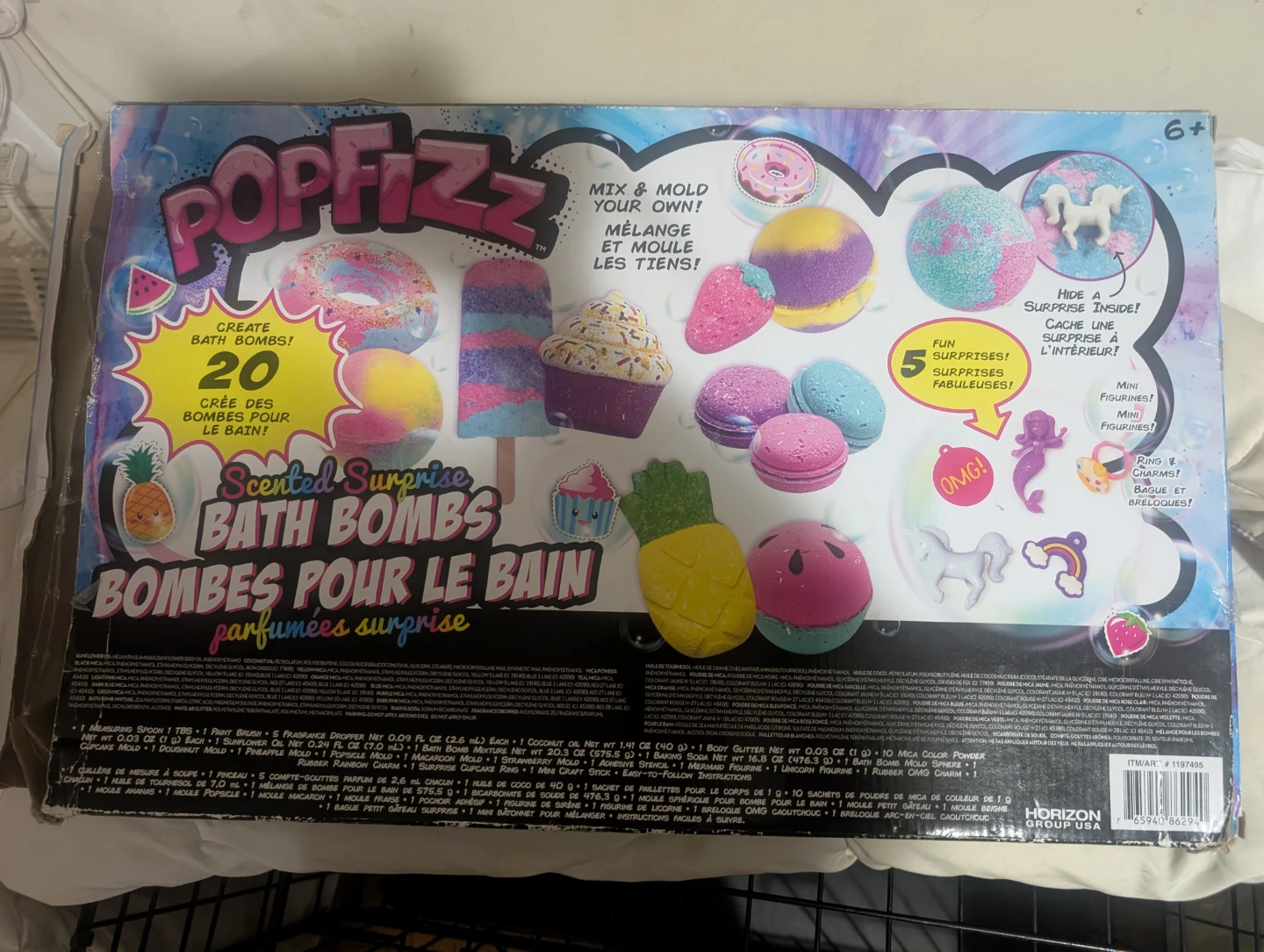 PopFizz Scented Surprise Bath Bombs Kit