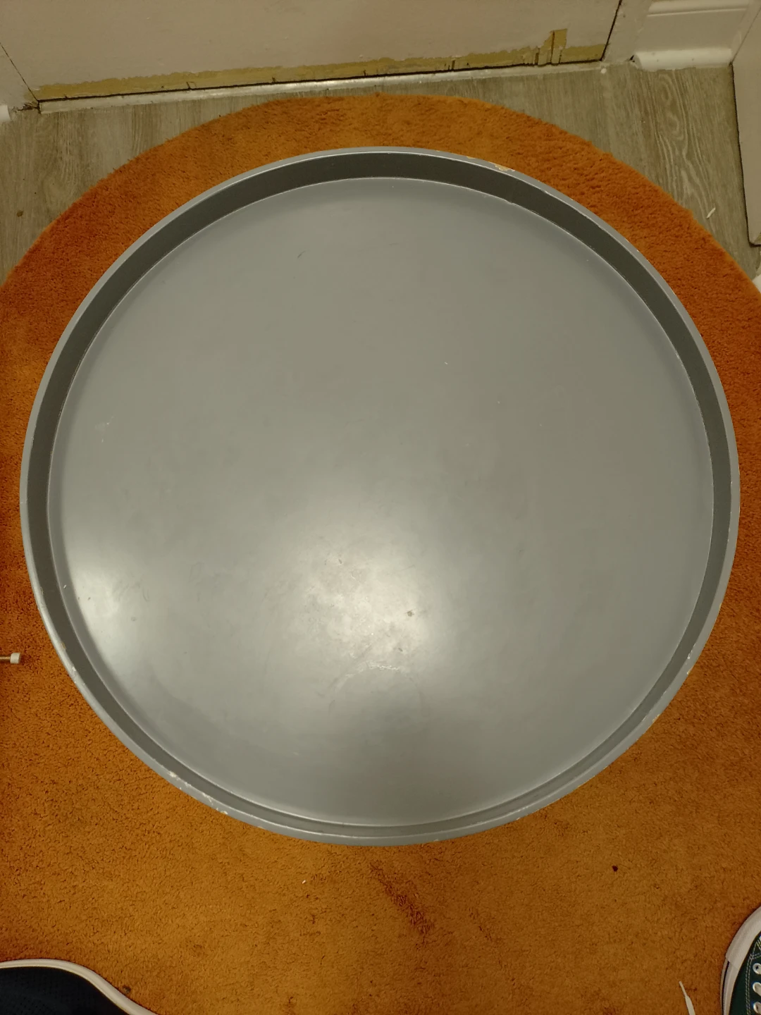 Grey Round Side Table - photo 2