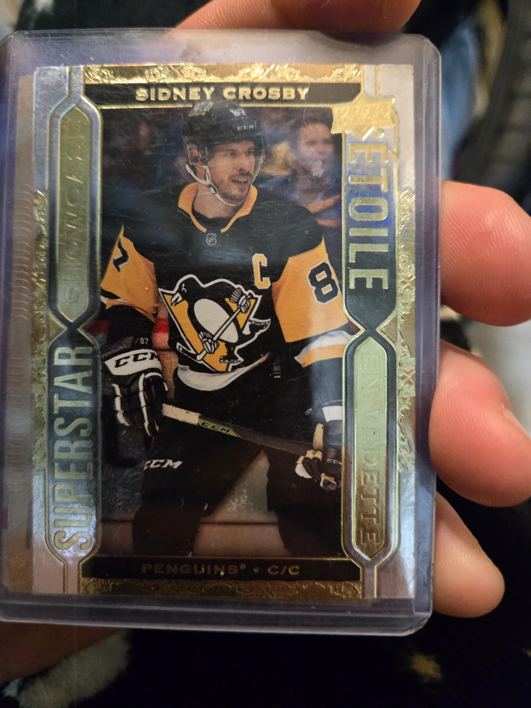Sidney Crosby "Superstar Etoile" Hockey Card
