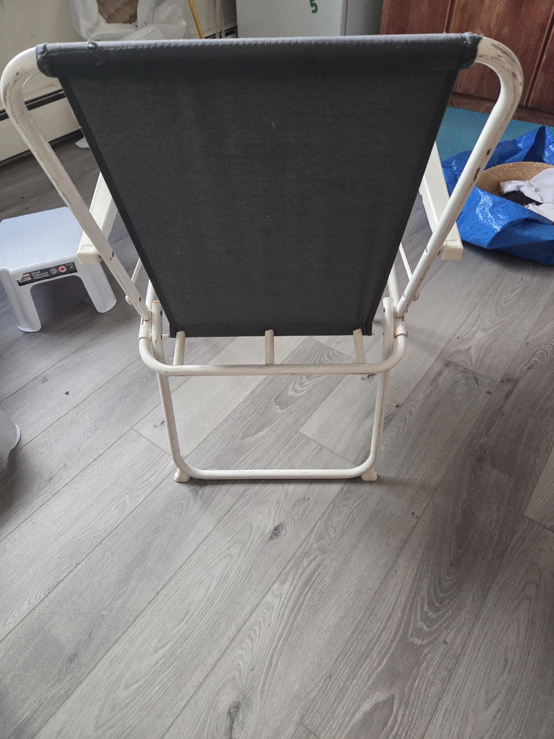 Folding Camp Chair - Grey Fabric - photo 2