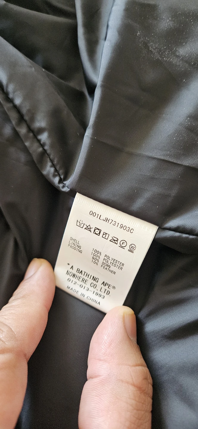 A Bathing Ape Camo Owl Puffer Vest XL - photo 4