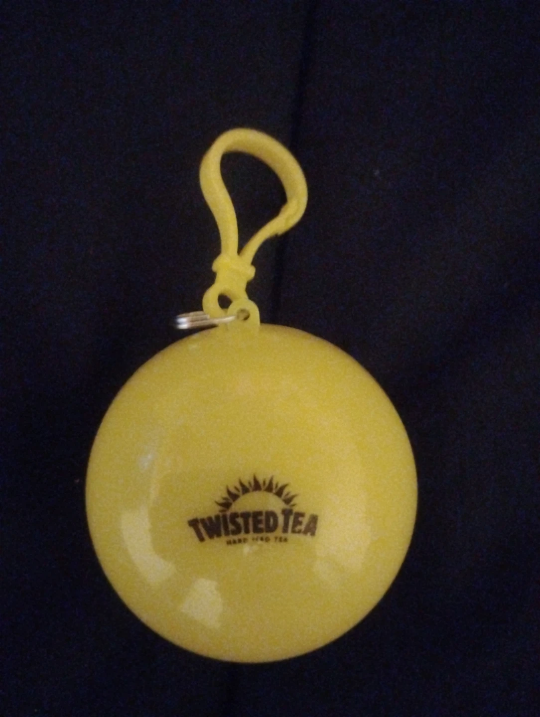 Twisted Tea Yellow Ball Keychain