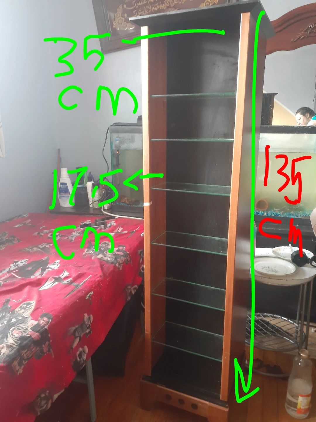 SANUS SYSTEMS Tall Glass Shelf Display Unit - photo 5
