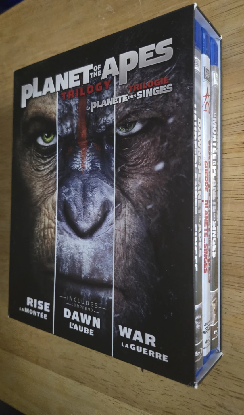 Planet of the Apes Trilogy Blu-ray Box Set