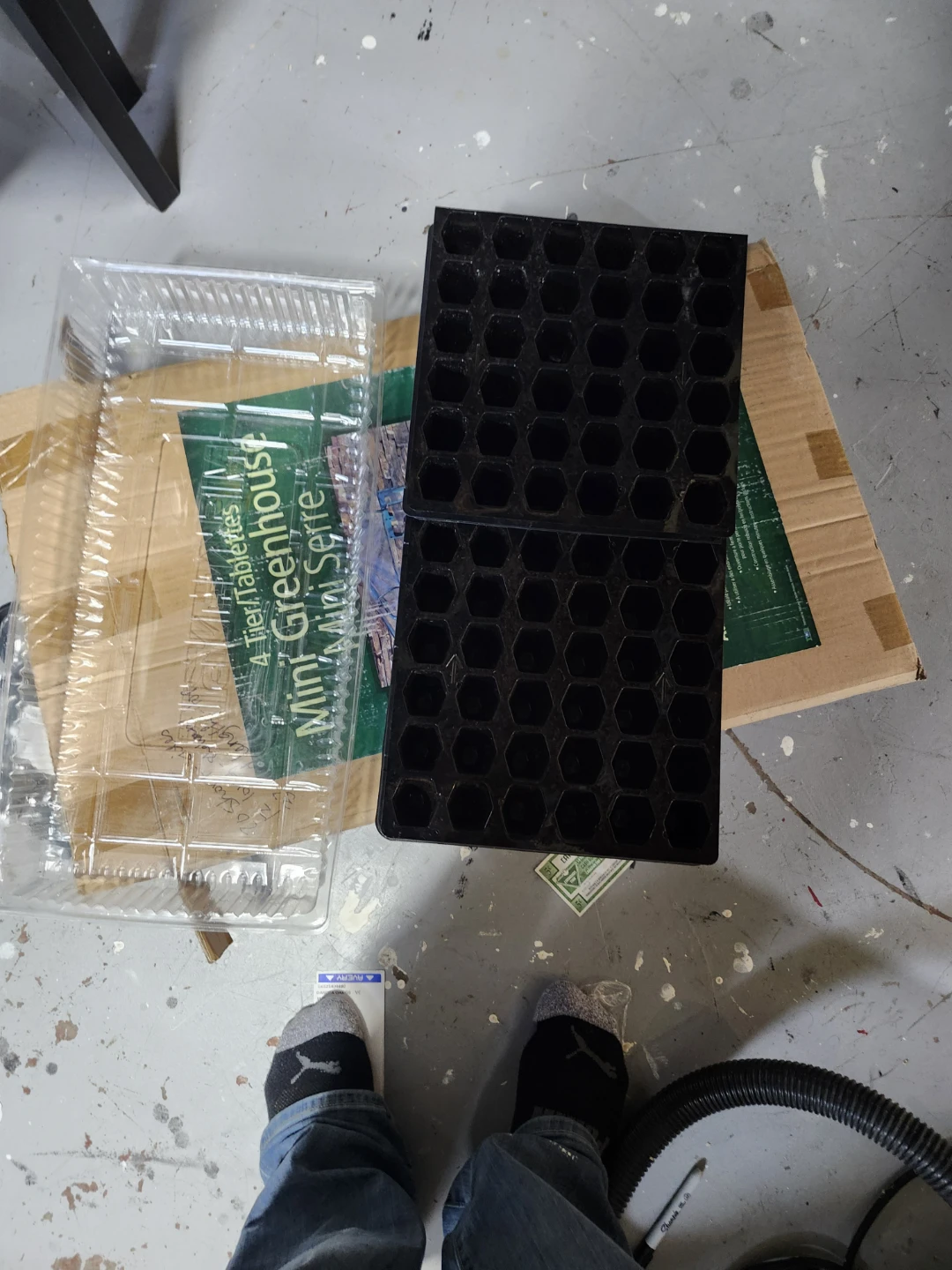 4 Tier Mini Greenhouse and seed starting trays - photo 3