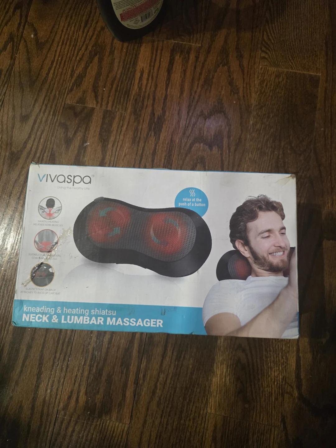 VivaSpa Kneading & Heating Shiatsu Neck & Lumbar Massager