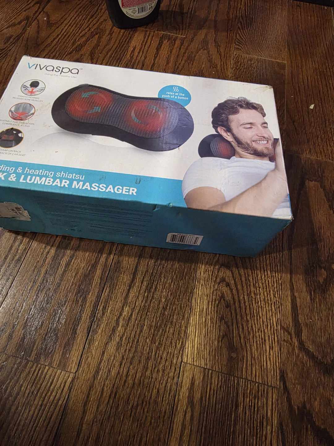 VivaSpa Kneading & Heating Shiatsu Neck & Lumbar Massager - photo 2