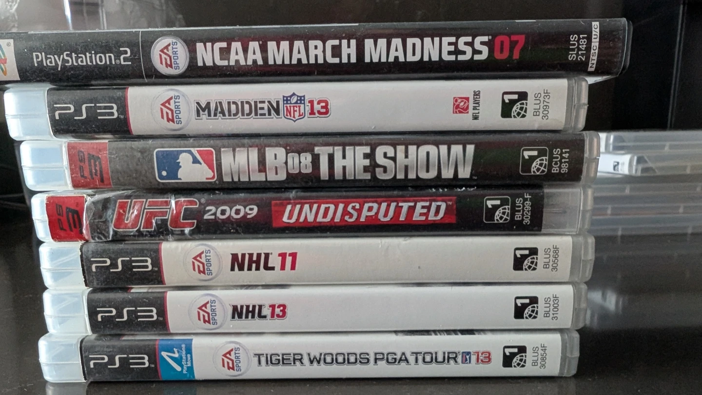 EA Sports Video Game Bundle - PS2 & PS3