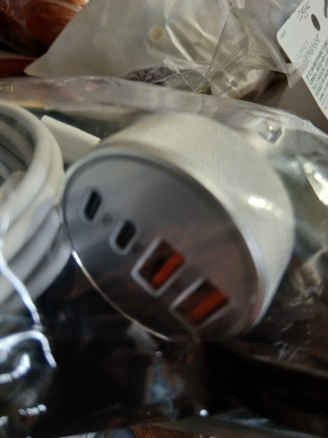 New USB CCar Charger, 4-Port Cigarette Lighter USB Charger