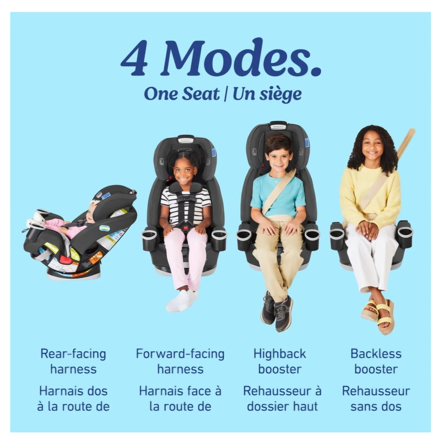 Graco 4Ever All-in-One Convertible Car Seat - photo 2