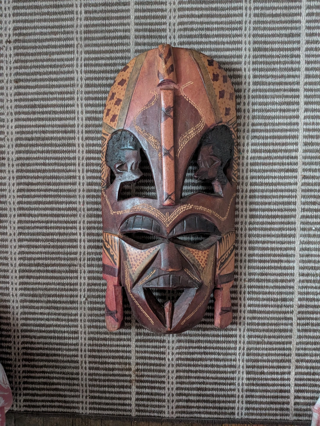 Hand Carved Wooden Mask