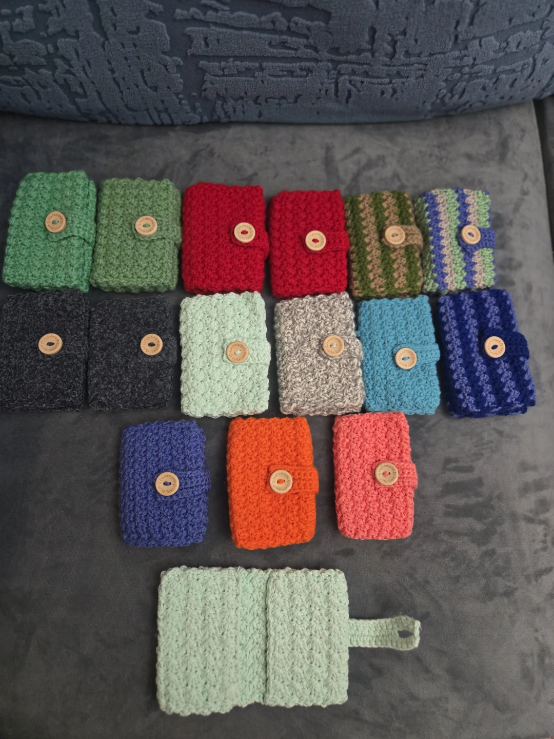 Crochet cardholder wallet