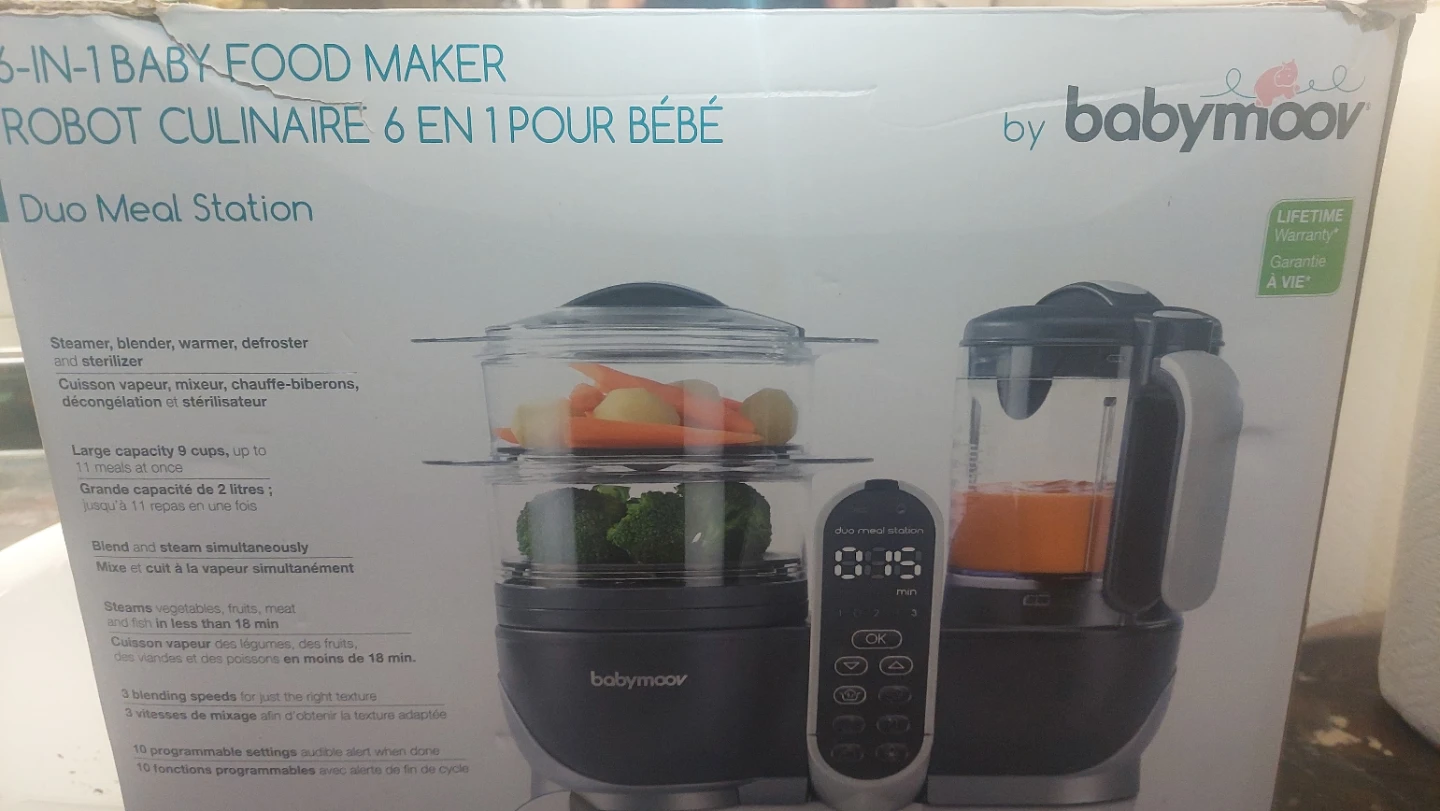 Babymoov Duo Meal Station 6-in-1 Baby Food Maker - photo 3