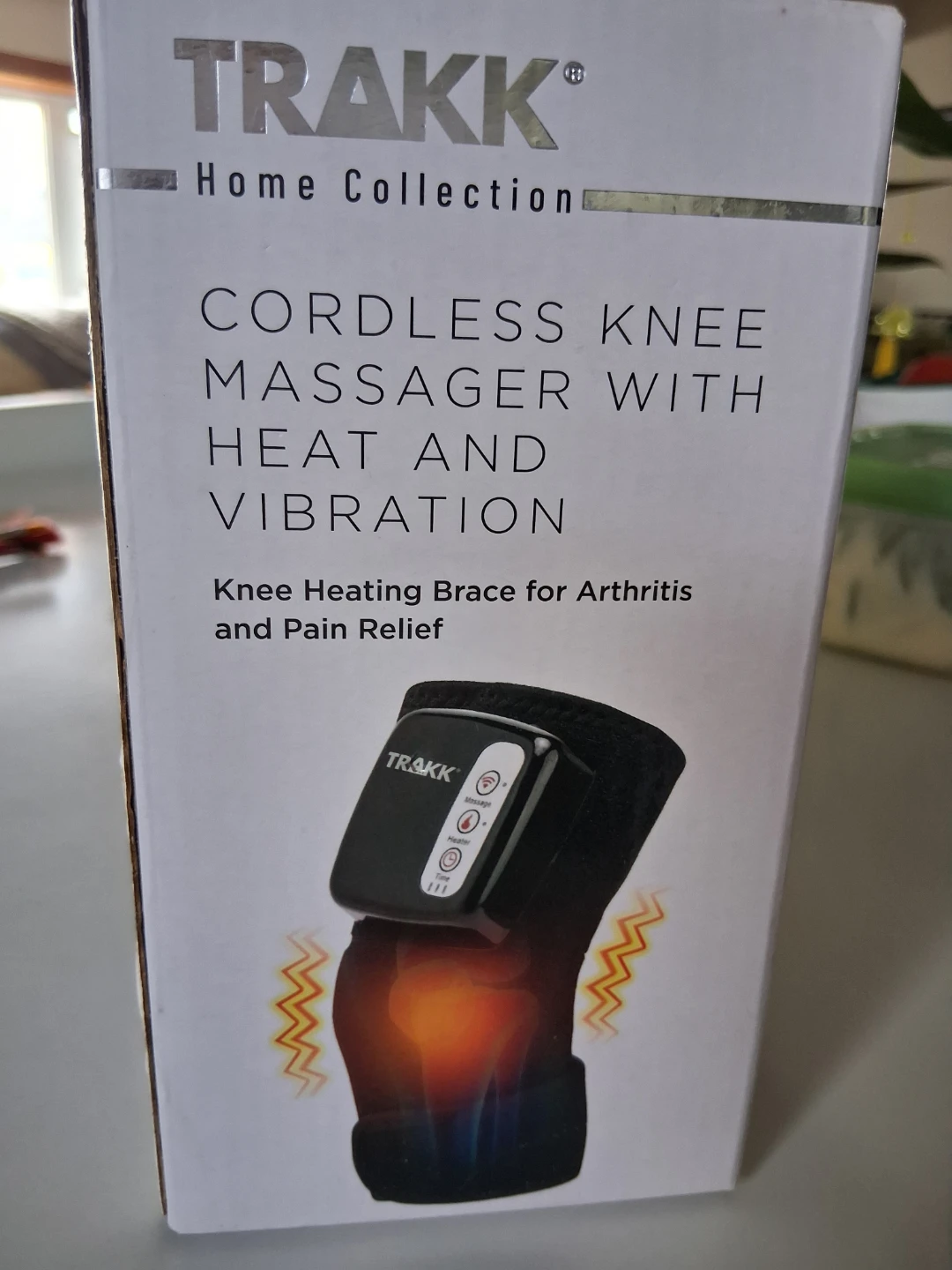 Cordless Knee Massager with Heat and Vibration