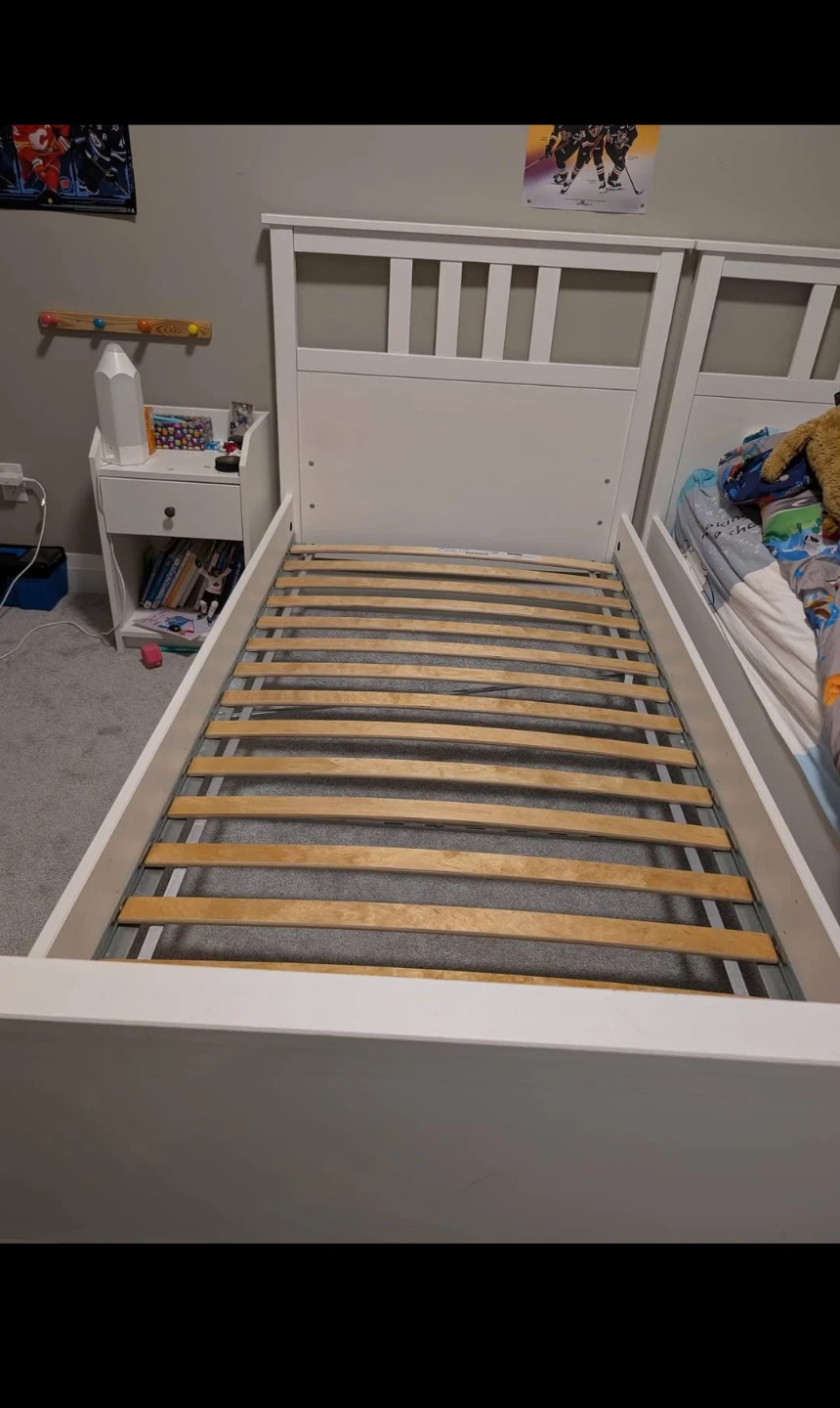 IKEA Hemnes Twin Bed Frames (Set of 2) - White
