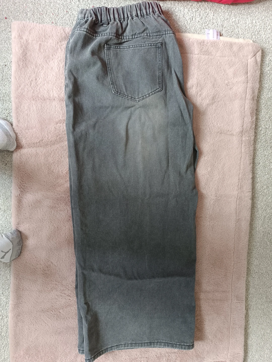 Grey Wide Leg Jeans - photo 2