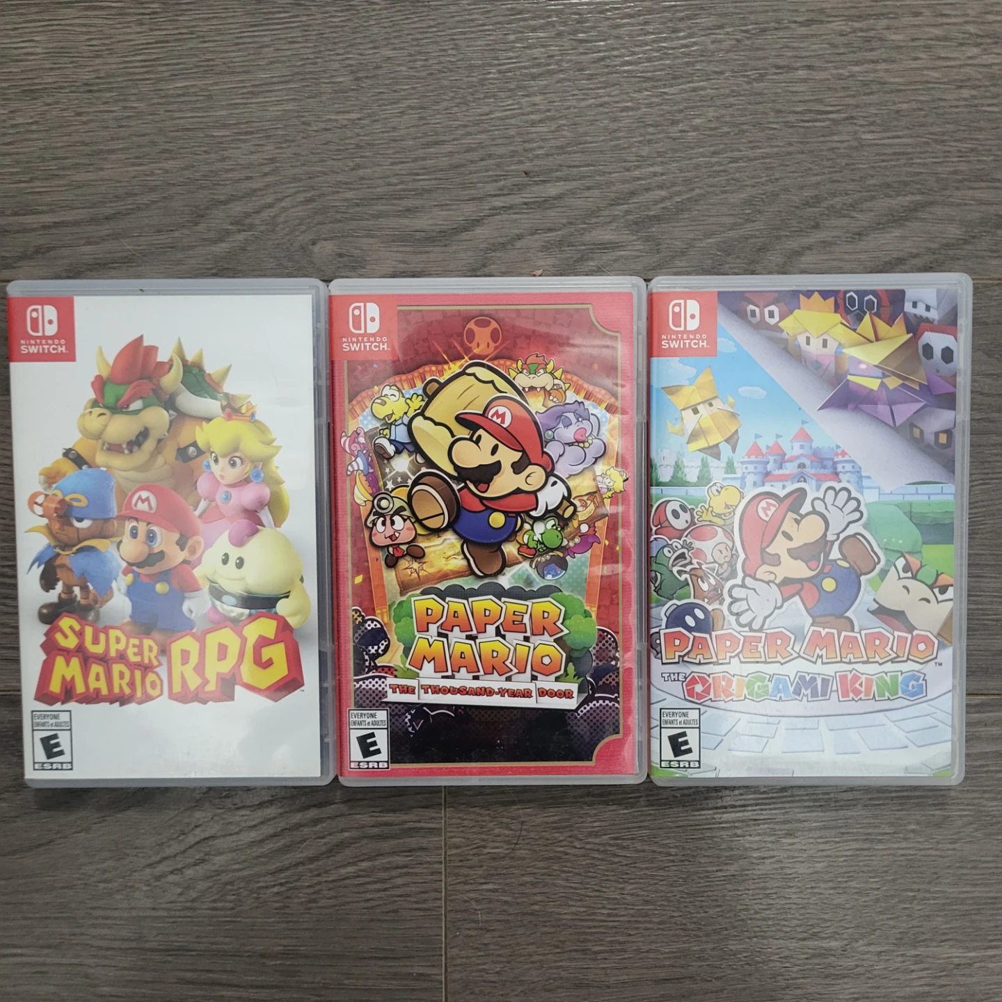 Nintendo Switch Games -Super Mario RPG Paper Mario TYD & OK