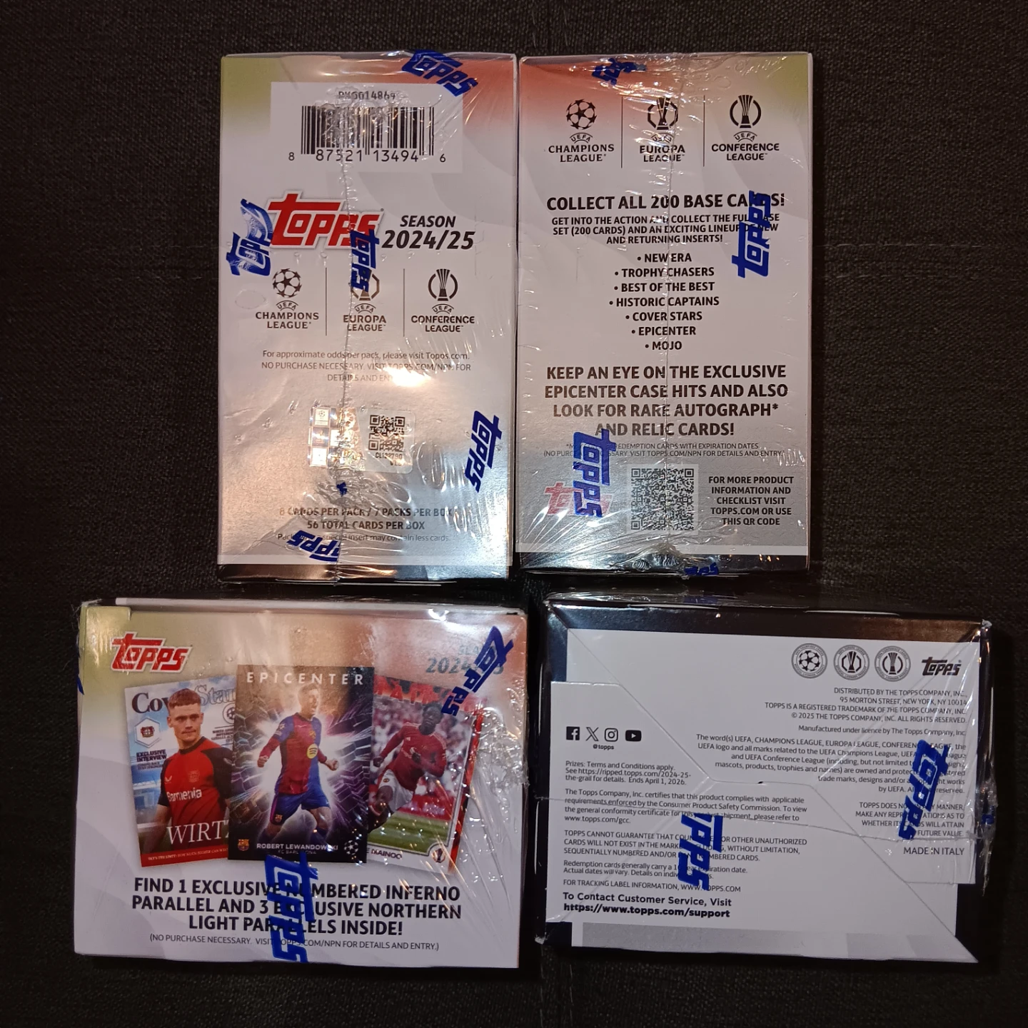 Topps UEFA 2024/25 Flagship Edition Trading Card Box - photo 4