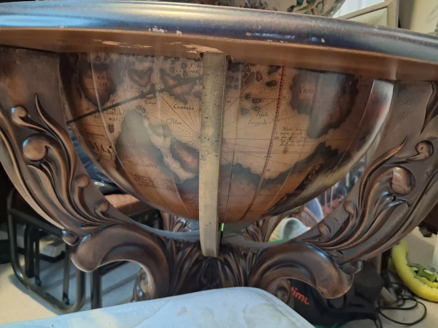 Vintage Globe Bar Stand - photo 3