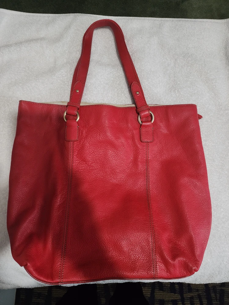 Tommy Hilfiger Red Leather Tote Bag - photo 2