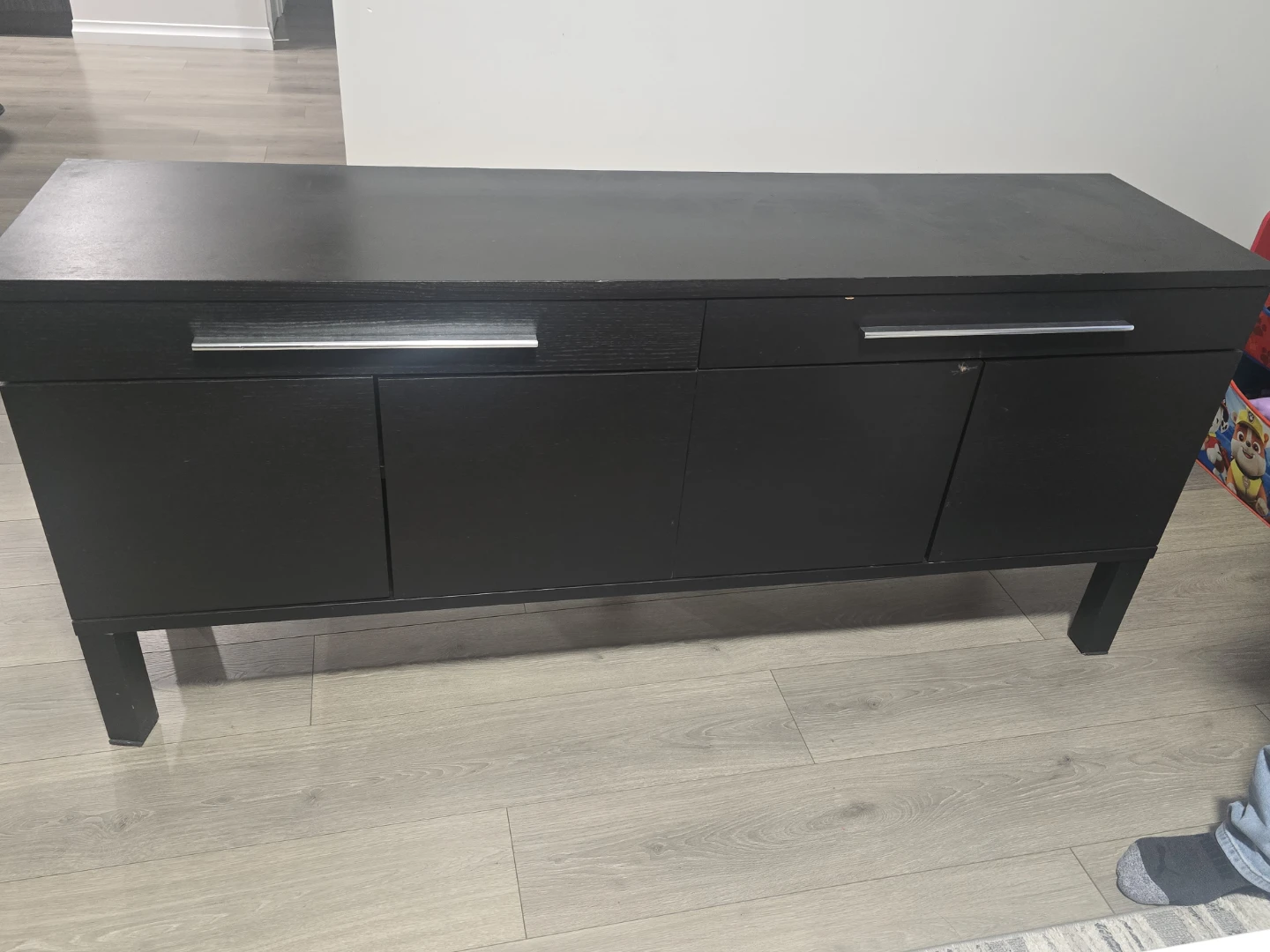 Black Sideboard TV Stand - photo 4