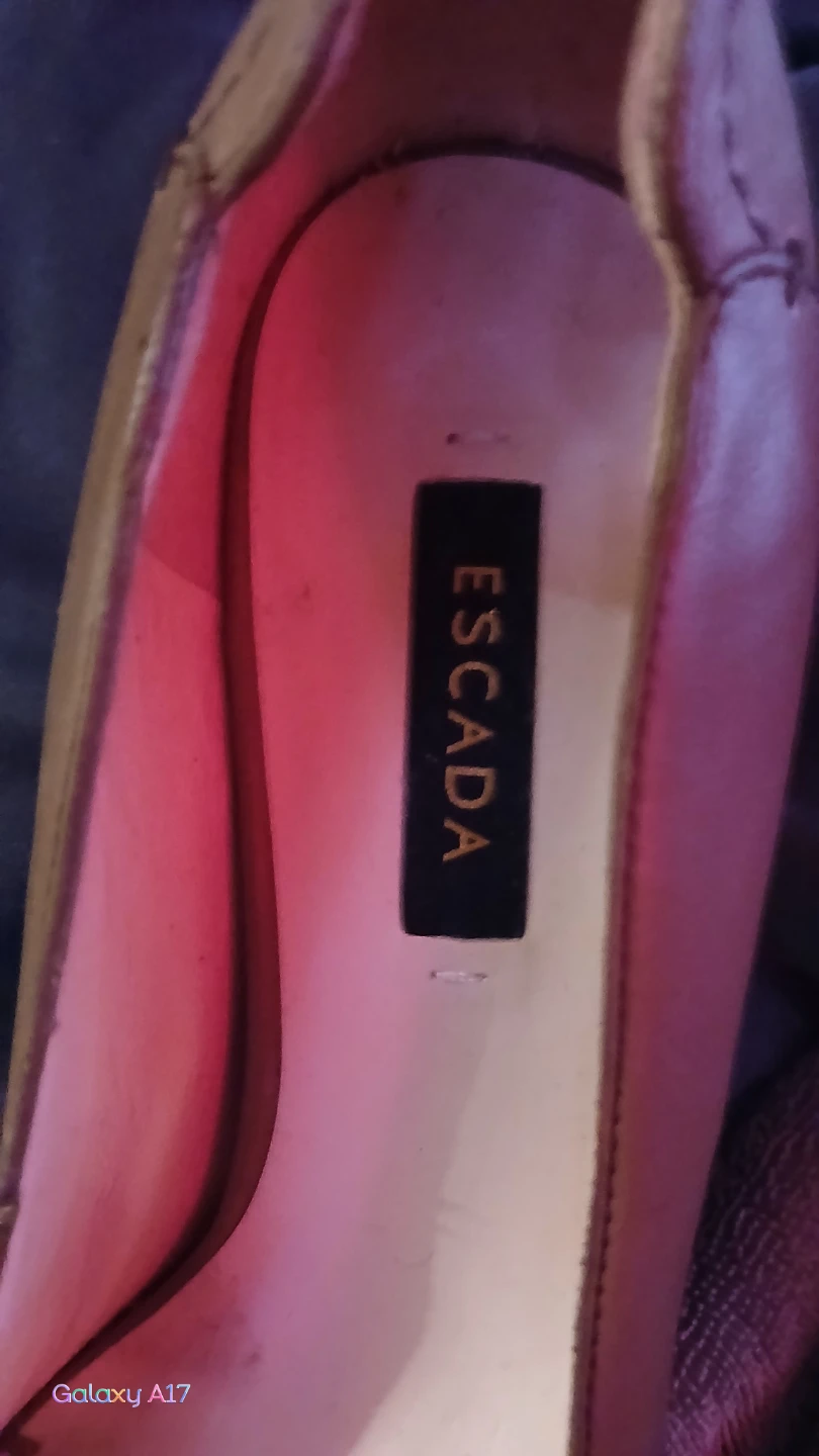 Escada Women's Brown Leather High Heel Pumps - photo 2