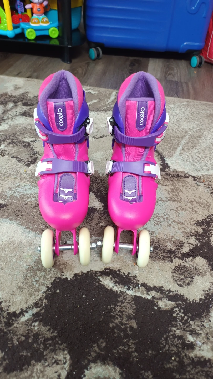 Oxelo Pink & Purple Roller Skates - photo 4