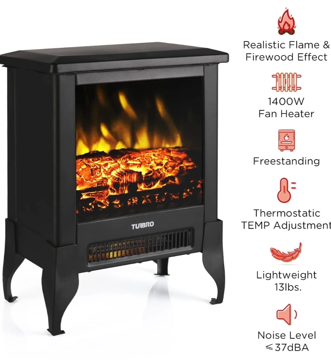 Suburbs Electric Fireplace Stove - photo 4
