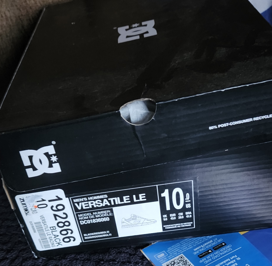 DC Shoes Versatile LE Men's Black Sneakers Size 10 - photo 3