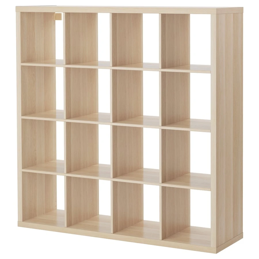 Kallax Oak Shelf 4x4. (147x147 cm (57 7/8x57 7/8")). - photo 2