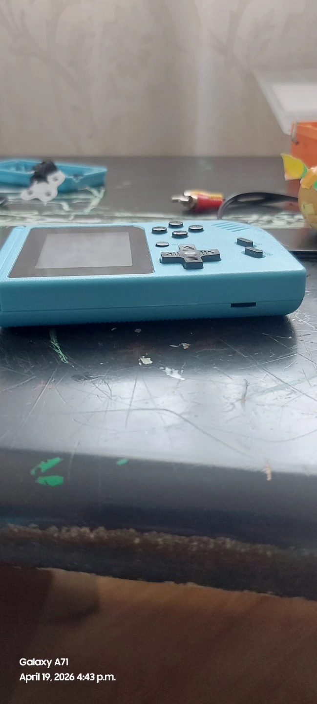 Blue Handheld Retro Game Console - photo 3