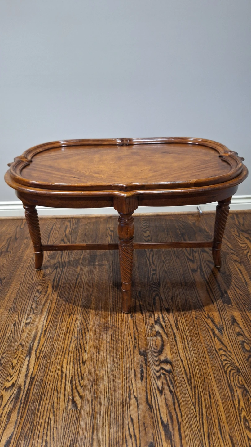 Ornate Wood Coffee Table - photo 2