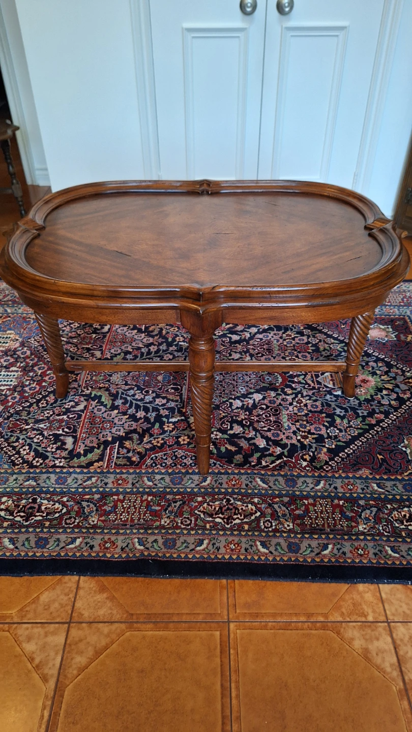 Ornate Wood Coffee Table - photo 4