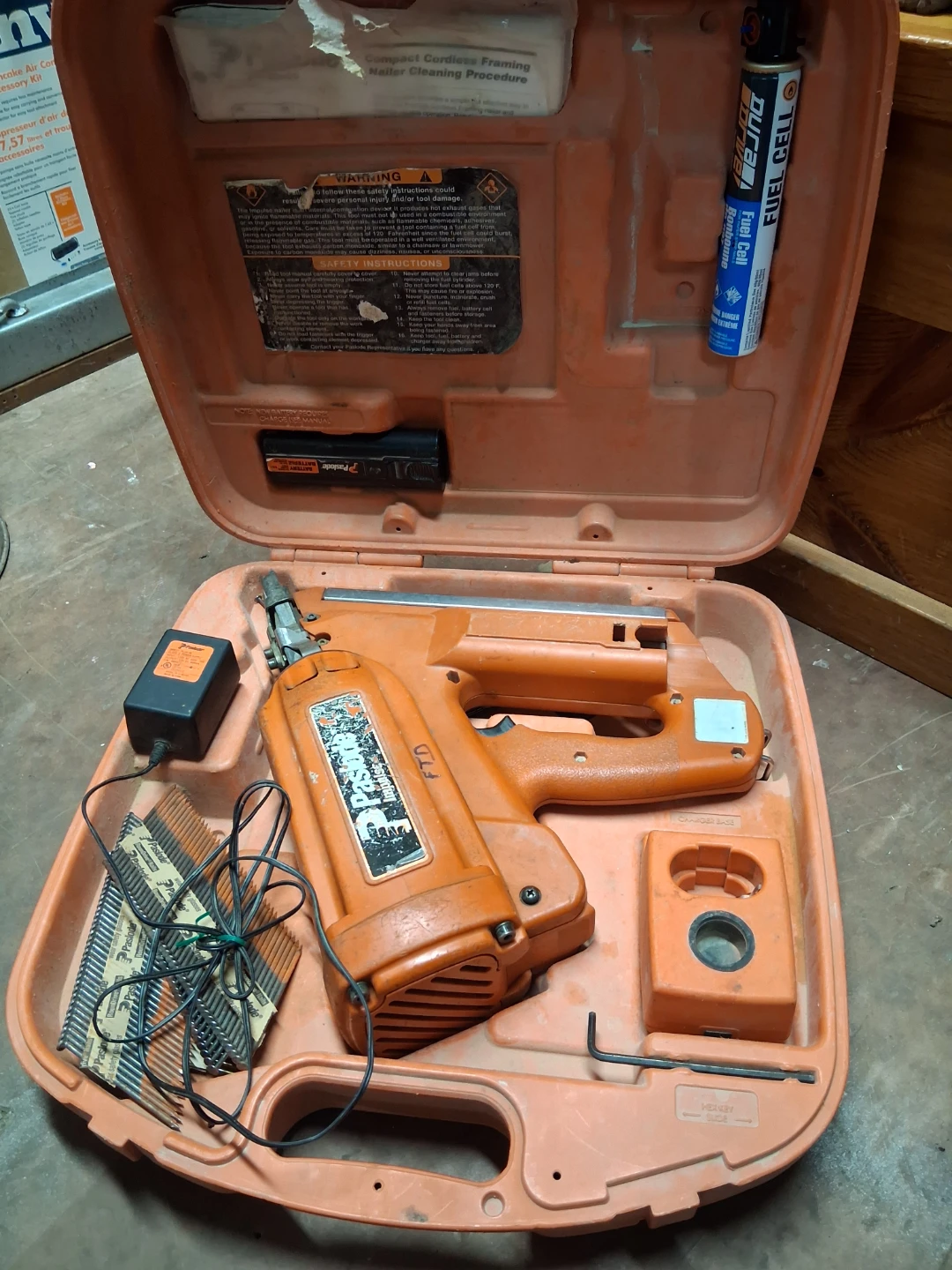 Paslode Impulse Utility Framing Nailer with Case