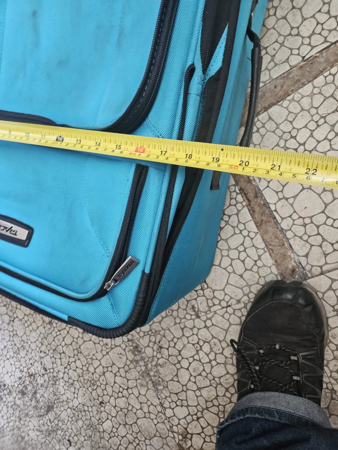 Tracker Luggage Suitcase - Blue - photo 5