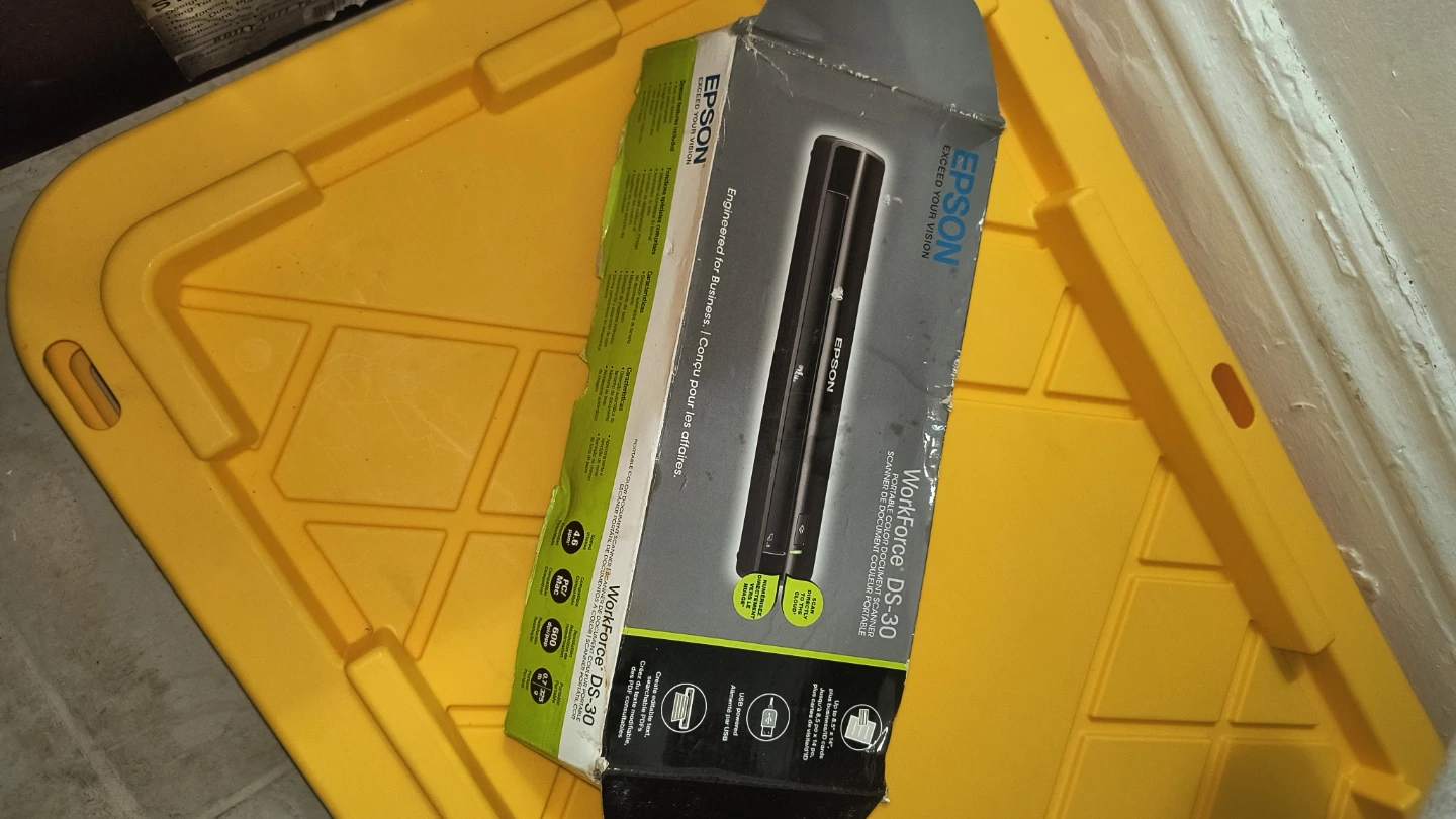 Epson WorkForce DS-30 Portable Document Scanner